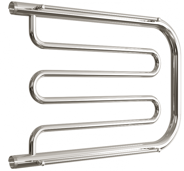 Водяной полотенцесушитель Двин D с полочкой (1") 50/70