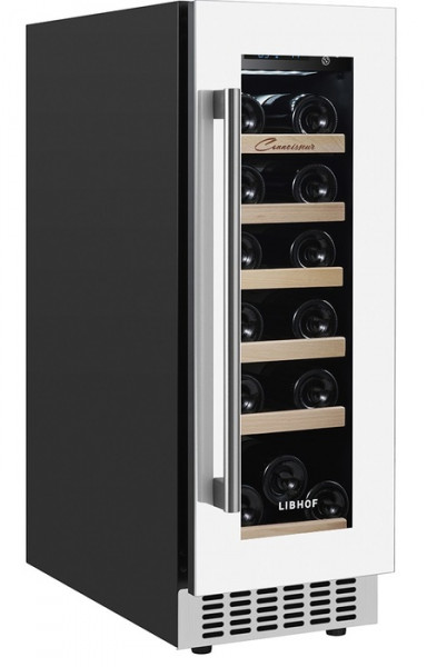 Встраиваемый винный шкаф 12-21 бутылка Libhof CX-19 White