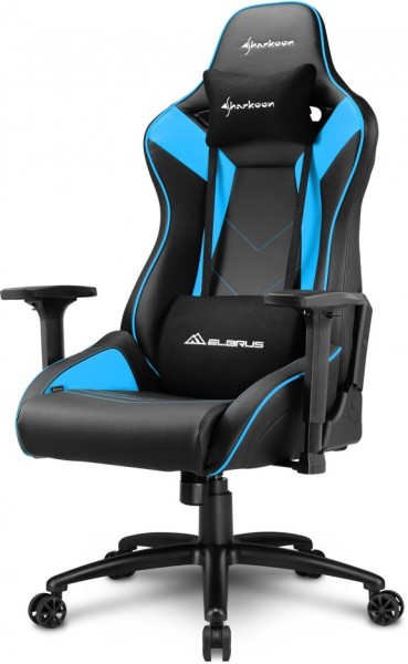 Игровое кресло Sharkoon Elbrus 3 Black/Blue