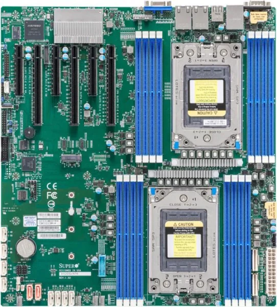 Серверная материнская плата SuperMicro H12DSI-NT6-B