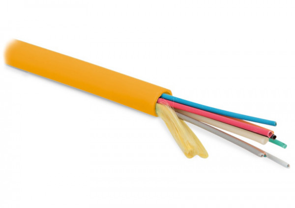 Кабель волоконно-оптический Hyperline FO-MB-IN Micro-Bundle,  96хОВ, OM2 50/125, LSZH, Ø 7,6мм, внутри зданий, небронированный, цвет: оранжевый