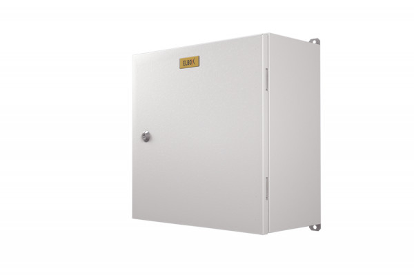 Шкаф электротехнический настенный Elbox EMW, IP66, 300х300х210 мм (ВхШхГ), дверь: металл, корпус: металл, цвет: серый, (EMW-300.300.210-1-IP66)