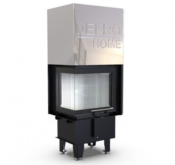 Угловая левая дровяная топка DEFRO HOME INTRA XSM BL MINI G, угловое стекло слева, гильотина