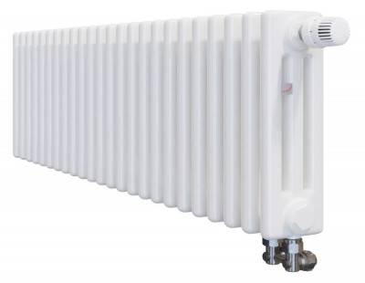 Стальной трубчатый радиатор 3-колончатый Zehnder Completto 3030/24/V001/RAL 9016