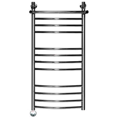 Электрический полотенцесушитель Ника ЛД(г2)/ВП Электрический (Лесенка Дуга/Верхняя Полка/группа2) 100х40 -12 лев