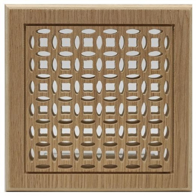 Деревянная решетка Пересвет К-07 300х300 мм
