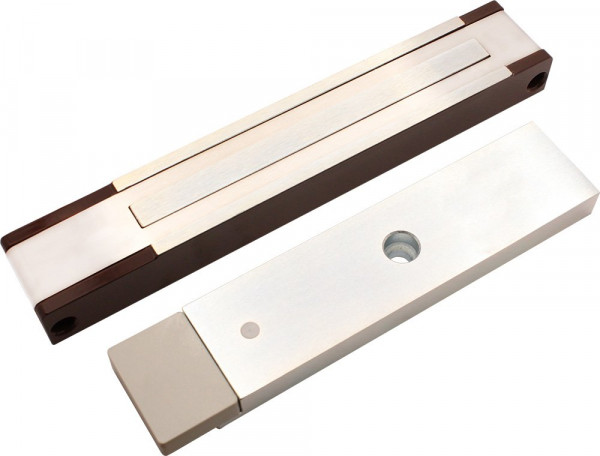 Замок электромагнитный ALM-300P-24V (коричневый)