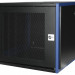 Шкаф телекоммуникационный настенный Datarex, 19", 9U, 357х600х600 мм (ВхШхГ), дверь: перфорация, боковая панель: сплошная съемная, разборный, цвет: чёрный