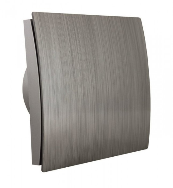 Вытяжка для ванной диаметр 100 мм Mmotors ММ-Р 01 90 м3/ч 16 Вт обратный клапан/серебро