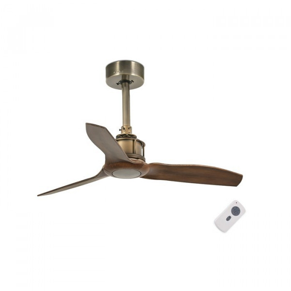 Вентилятор без подсветки Faro JUST FAN XS GOLD WOOD (33428)