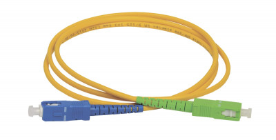 Коммутационный шнур оптический ITK, Simplex SC/SC (APC/UPC), OS2 9/125, LSZH, 100м, цвет: оранжевый, (FPC09-SCU-SCA-C1L-100M)