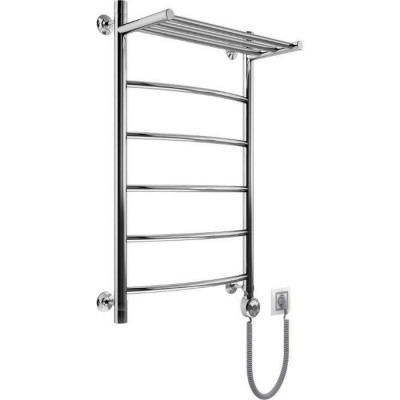 Электрический полотенцесушитель Маргроид Вид 4 El с полкой 80*60