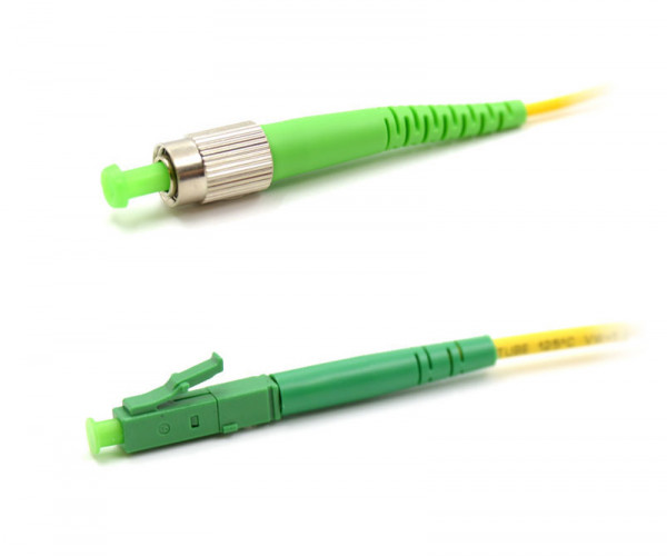 Коммутационный шнур оптический Hyperline, Simplex FC/LC (APC), OS2 9/125, LSZH, Ø 2мм, 10м, цвет: жёлтый, (FC-S2-9-FC/AR-LC/AR-H-10M-LSZH-YL)