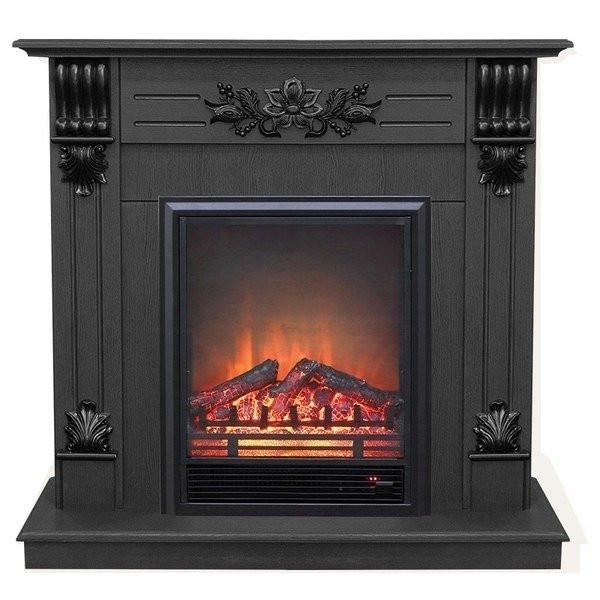 Электрокамин с классическим очагом 2D Real-Flame Ottawa STD/EUG DN с очагом Eugene