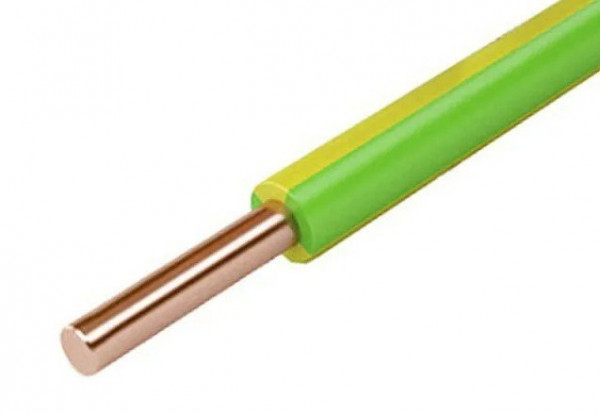 Провод установочный ПуВнг(А)-LS 1х6,0 ж/з. ГОСТ ККЗ