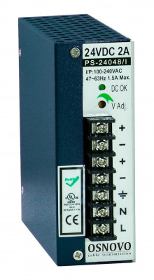 Промышленный блок питания OSNOVO, PS-24048/I