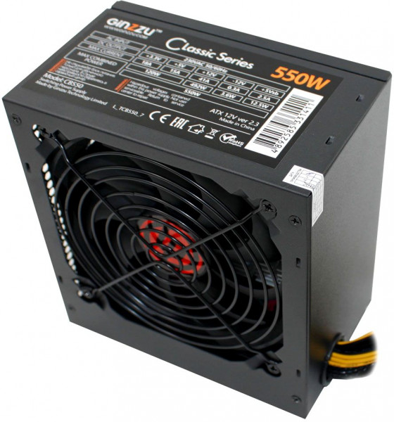 Блок питания 550W Ginzzu CB550