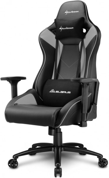 Игровое кресло Sharkoon Elbrus 3 Black/Grey