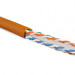Кабель витая пара Hyperline, U/UTP, 4 пар., кат. 6, проводник Ø 0,57мм, AWG23, LSZH (нг(A)-HF), 250МГц, 1м (бухта 100м), тип прокладки: внутри зданий, цвет: оранжевый