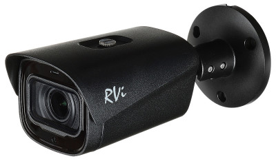 Аналоговая видеокамера RVI, bullet-камера, улица, 2Мп, 1/2,7’, 1920х1080, 25к/с, ИК, AHD; CVBS; CVI; TVI, об-в:2,7-12мм, чёрный, RVi-1ACT202M (2.7-12) black
