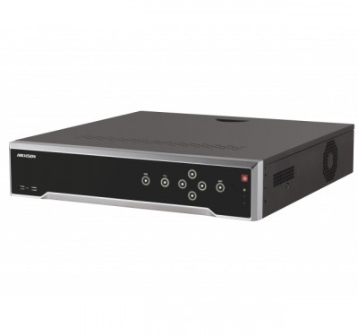 Видеорегистратор HIKVISION, каналов: 32, H.265+, 4x HDD, звук Да, порты: HDMI, USB, VGA, память: 40 ТБ, питание: AC 100-240 В, РОЕ
