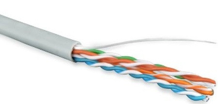 Бухта Hyperline UUTP4-C5E-S24-IN-LSZH-GY-305, 305м