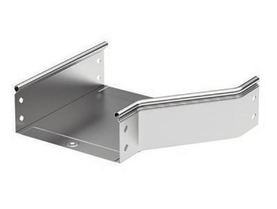 Переходник DKC S5 Combitech, правосторон., для металлических лотков, 500х100х350 (ШхВхД), толщина: 0,8 мм, сталь, покрытие: м. Сендзимира, с комплектом крепежа, упаковка: 1 шт, ширина уменьшения 300мм