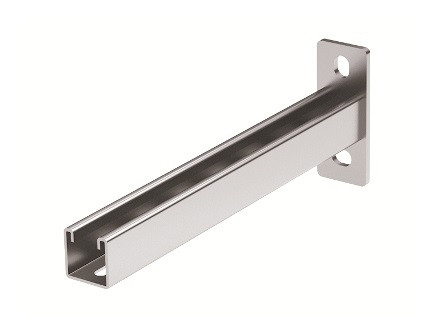 Кронштейн DKC B5 Combitech, настенный, для лотков h =400мм, с опорой, 41х41х458 (ШхВхД), толщина: 2,5 мм, сталь, покрытие: м. Сендзимира