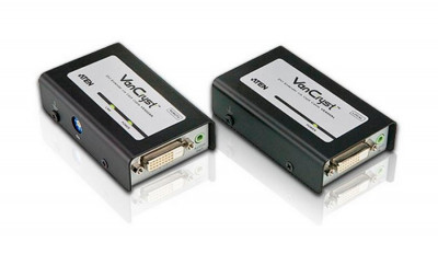 Удлинитель Aten, портов: 1, DVI-D, (VE600A-A7-G)