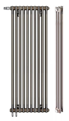 Стальной трубчатый радиатор 3-колончатый Zehnder Charleston Completto 3180/12/V001/TL