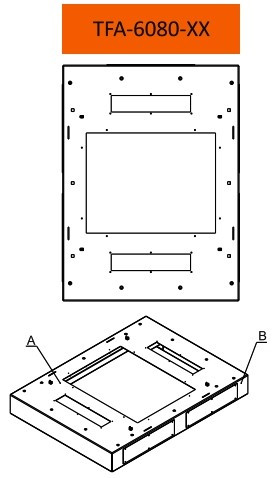 Нижнее и верхнее основание TLK TFA-6080-GY