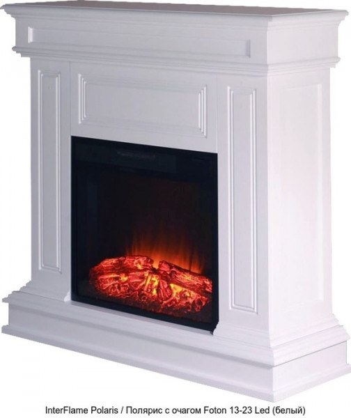 Деревянный камин (портал+очаг) InterFlame Polaris / Полярис с очагом Foton 23 FX