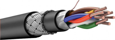 Кабель монтажный, парной скрутки, с изоляцией и оболочкой из полимерной композиции не содержащей галогенов КПСТЭТКПнг(А)-HF 1х2х2,5