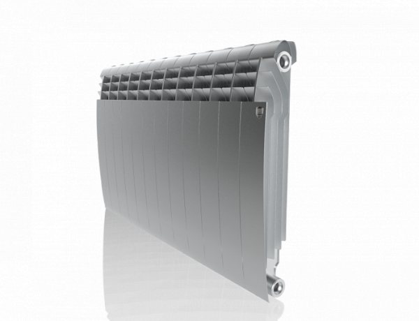 Биметаллический радиатор Royal Thermo Biliner 500 VD 12 секц. Silver Satin