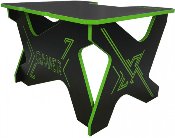 Игровой стол Generic Comfort Gamer Mini Seven Black/Green