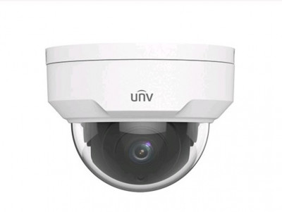 Сетевая IP видеокамера Uniview, купольная, универсальная, 4Мп, 1/3’, 2592×1520, 20к/с, ИК, цв:0,03лк, об-в:4мм, IPC324LR3-VSPF40-D-RU