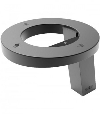 Металлическая сушилка для рук Nofer Concept 1200W чёрная (01902.N)