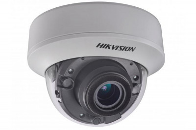 Сетевая IP видеокамера HIKVISION, купольная, улица, 1/3’, ИК-фильтр, цв: 0,005лк, фокус объе-ва: 2,8-12мм, цвет: белый, (DS-2CE56D8T-VPIT3ZE (2.8-12 m