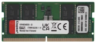 Оперативная память 32Gb DDR5 4800MHz Kingston SO-DIMM (KVR48S40BD8-32)