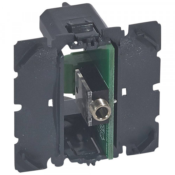 Розетка аудио/видео Legrand Celiane, 1x Jack 3,5, IP40, 57х97 мм (ВхШ), (LEG.067318)