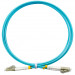 Коммутационный шнур оптический Hyperline, Duplex LC/LC, OM3 50/125, LSZH, Ø 2мм, 2м, цвет: голубой, (FC-D2-503-LC/PR-LC/PR-H-2M-LSZH-AQ)
