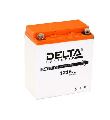 Аккумулятор для ИБП Delta Battery CT, 164х88х151 мм (ВхШхГ),  необслуживаемый свинцово-кислотный,  12V/16 Ач, (CT 1216.1)