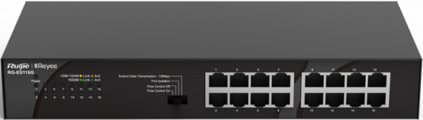 Коммутатор (свитч) Ruijie Reyee RG-ES116G