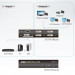 Разветвитель Aten, портов: 4, DVI-D, (VS174-AT-G)