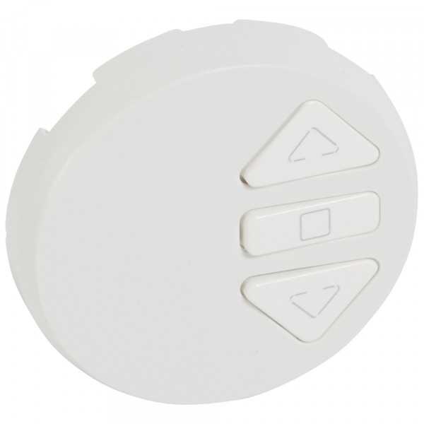 Лицевая панель для выключателя Legrand Celiane, 70х58 мм (ВхШ), кол-во клавиш: 3, для управления жалюзи, цвет: белый, (LEG.068179)