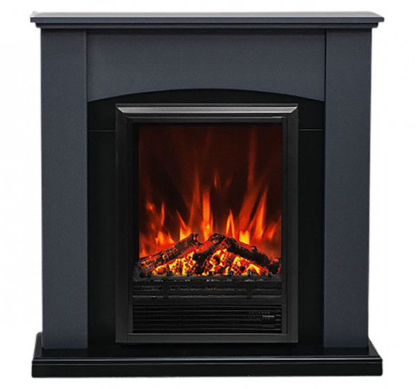 Электрокамин с классическим очагом 2D Elekam Baltimor графит с очагом Pulsar 23G