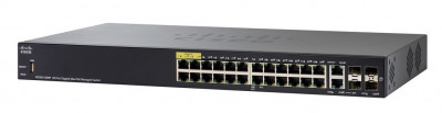Коммутатор Cisco, SG350X-24MP-K9-EU