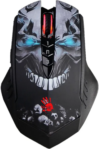 Мышь A4Tech Bloody R80 Plus Skull Black