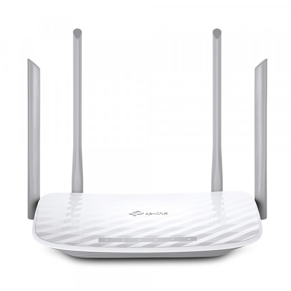 Маршрутизатор TP-Link, портов: 5, LAN: 4, WAN: 1, скорость мб/с: 1 167, антенн: 4, USB: Нет, 36,9х229,9х144,2 мм (ВхШхГ), цвет: белый, Archer A5