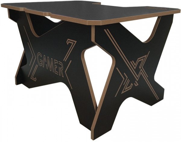 Игровой стол Generic Comfort Gamer Mini Seven Black/Brown